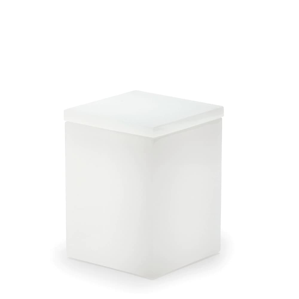 Organizador de Acrílico com Tampa Onom Square Branco 10x8cm