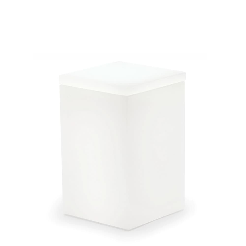 Organizador de Acrílico com Tampa Onom Square Branco 13x9cm