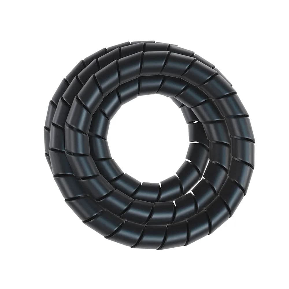Organizador de Cabos 1,5mx12mm Preto - Sforplast
