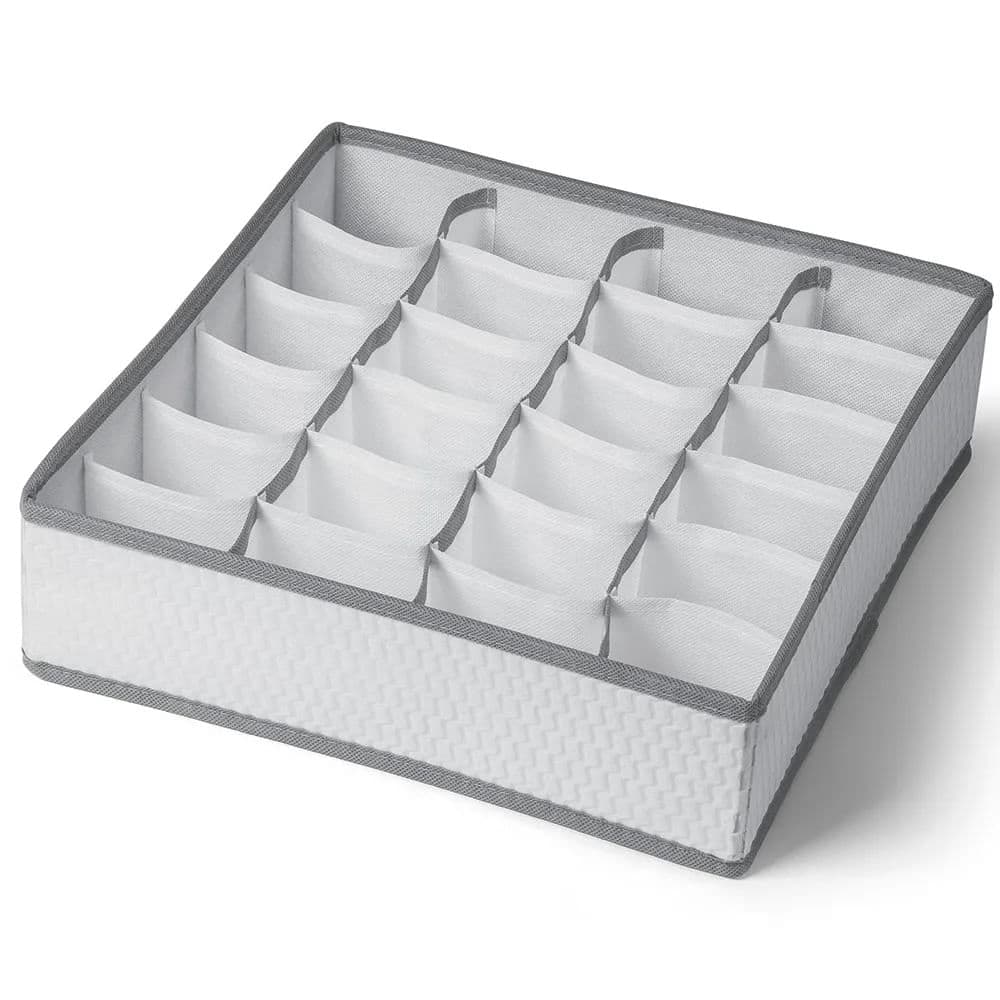 Organizador de Calcinhas 24 Nichos Branco - Ordene