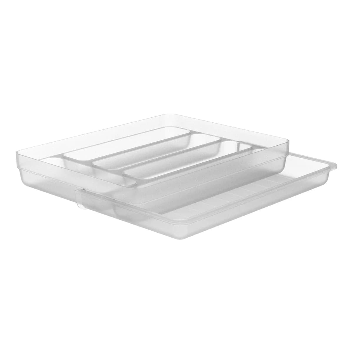 Organizador de talheres com extensor Ou Linha Logic — Natural