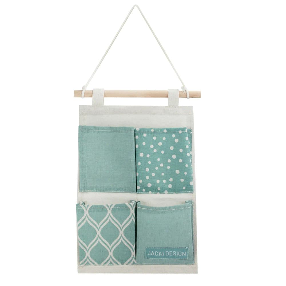Organizador Multiuso de Pendurar Loft 34x22cm Turquesa - Jacki Design