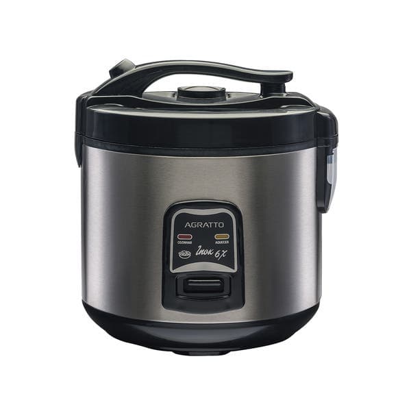 Panela de Arroz Elétrica Inox e Vidro 6 Xicaras 220V Agratto
