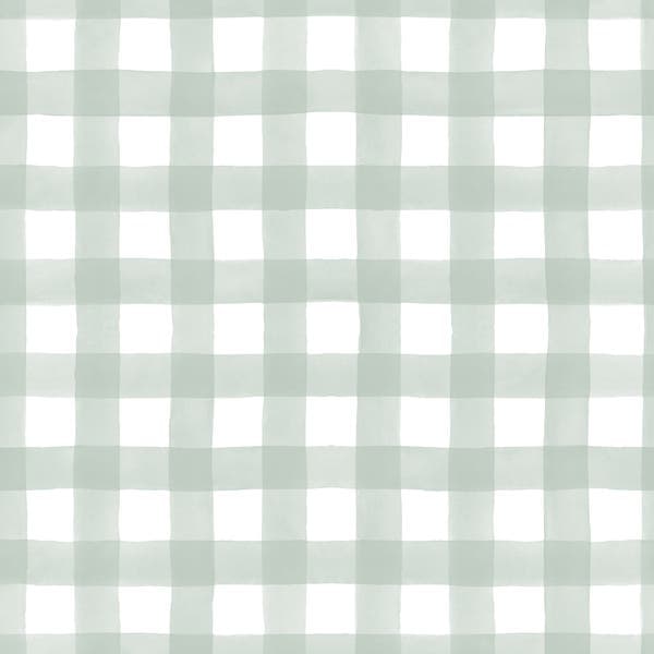 Papel de Parede PVC Vichy Verde 0,53x10m The Mini Forest