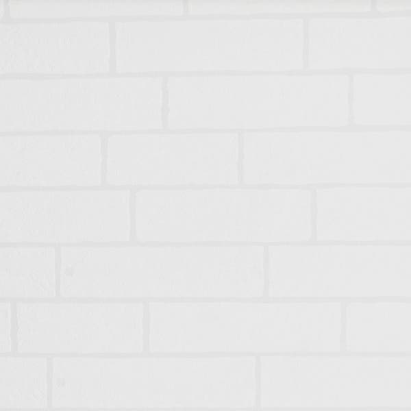 Papel de Parede TNT Brice Tijolinho Branco 53cmx10m Inspire