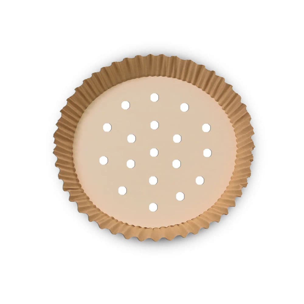 Papel para Airfryer Redonda com Furo - Inoven