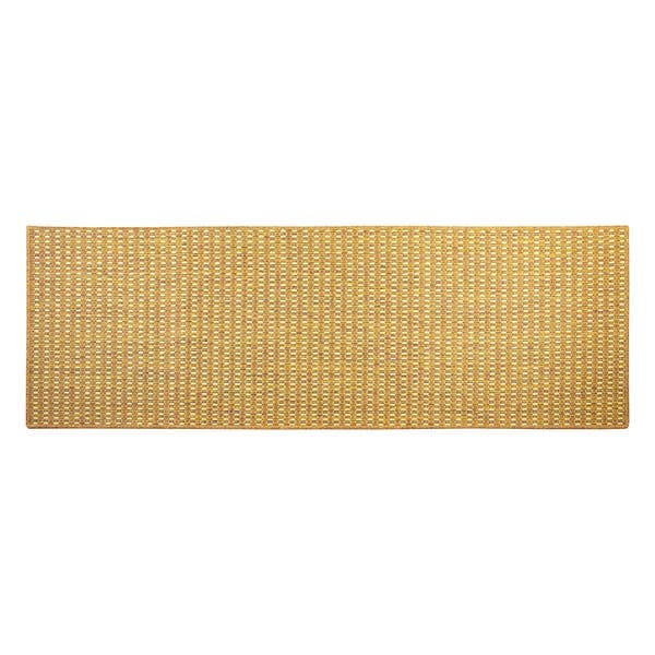 Passadeira Antiderrapante Retangular 0,66x1,8m Lancer Lisa Laranja