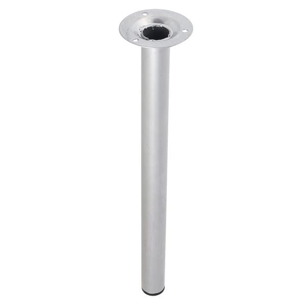 Pé para Cama Aço 40cm até 50kg Prata Cilíndrico