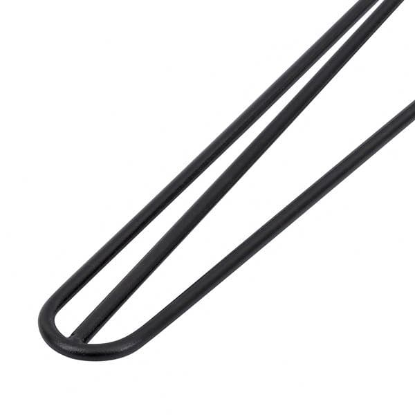 Pé para Cama Aço Carbono 50cm 120kg Preto Hairpin Leg 1 peça