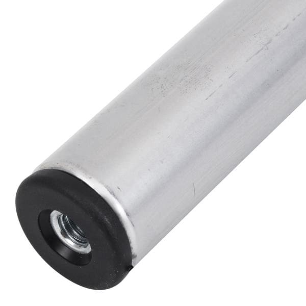 Pé para Móveis Aço 50cm até 50kg Prata Cilíndrico