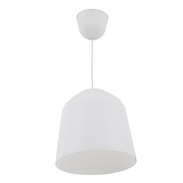 Pendente 1 Lâmpada Plástico Branco Bizen Importado