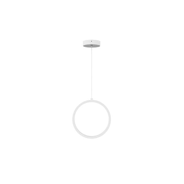 Pendente com LED Branco Redondo