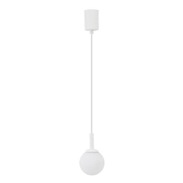 Pendente Macadâmia 1 Lâmpada G9 Metal Branco Blumenau Iluminação
