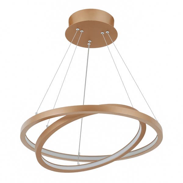 Pendente Redondo com LED Metal Cobre Orluce