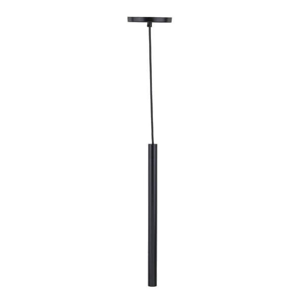 Pendente Tubo 1 Lâmpada Metal Preto Mini Tube Auremar