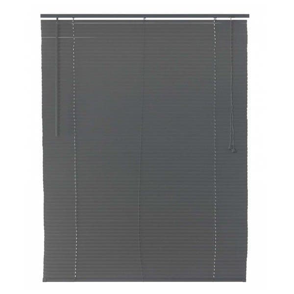 Persiana Horizontal PVC Block Cinza 1,00x1,60m