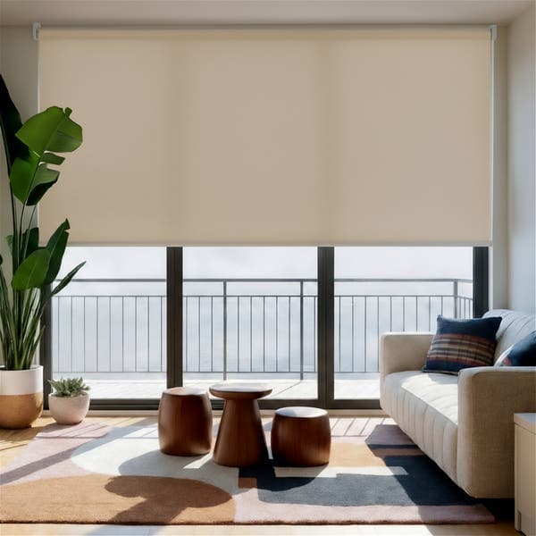 Persiana Rolô Blackout Astella Poliéster Bege 2x2,20m Inspire