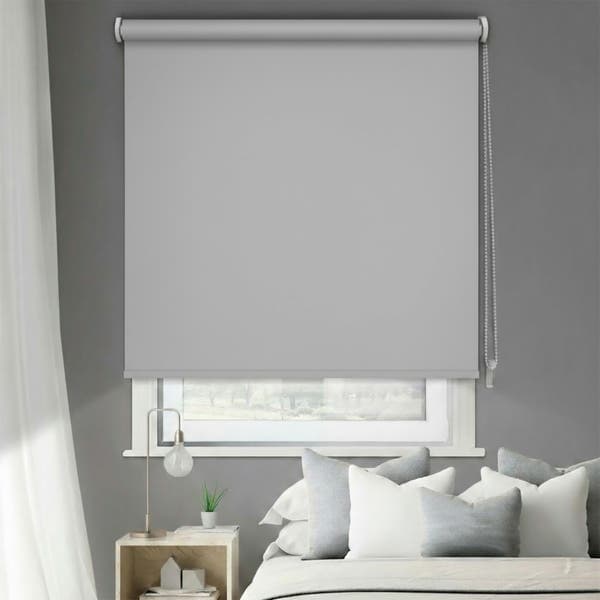 Persiana Rolô Blackout Astella Poliéster Cinza 1,80x2,20m Inspire