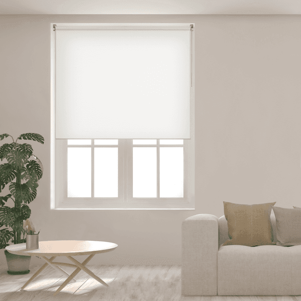 Persiana Rolô Decorativa Visio Poliéster Branca 1,80x2,20m Inspire