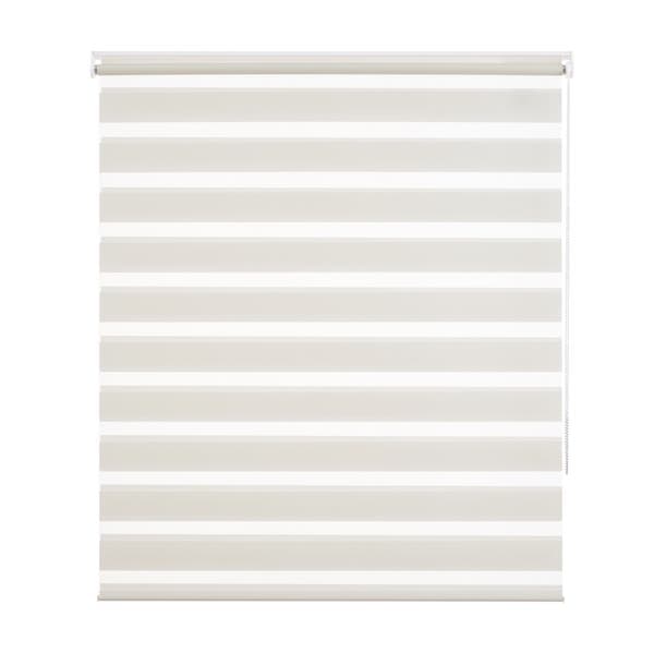 Persiana Rolô Double Vision Lumina Poliéster Branca 2x2,20m Inspire