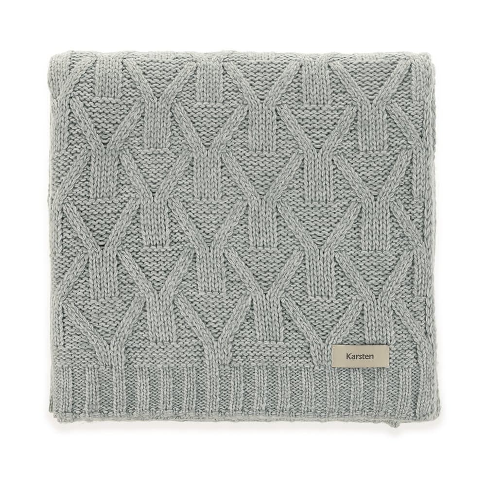Peseira Roman Tricot Karsten 0,80x2,20m Nevoa