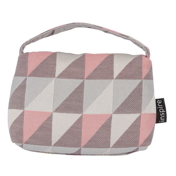 Peso de Porta Bolsa 1,1kg Jacquard Rosa 14x11cm