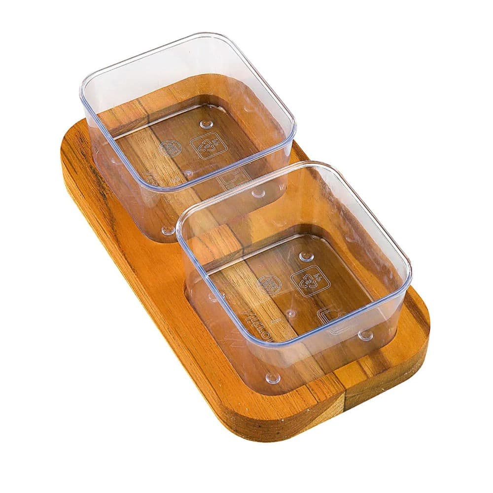 Petisqueira com 2 Molheiras - Nitron