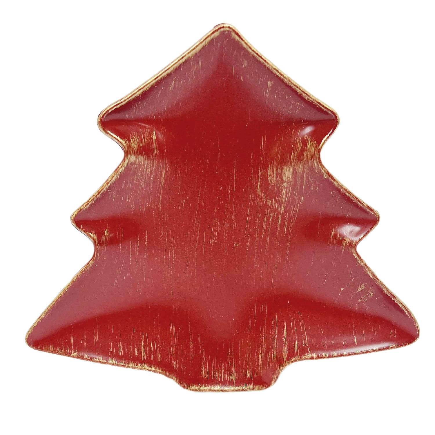 Petisqueira de Natal Árvore 21x19cm Vermelha - Magizi