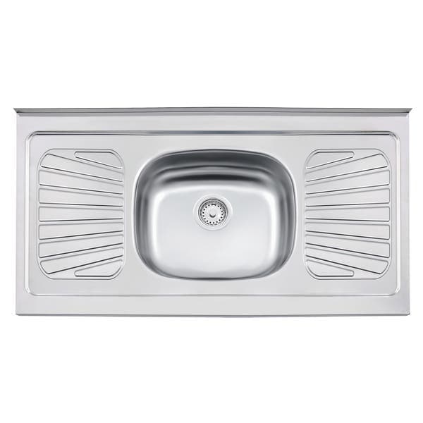 Pia de Cozinha Aço Inox Cinza 105cm Standard Tramontina