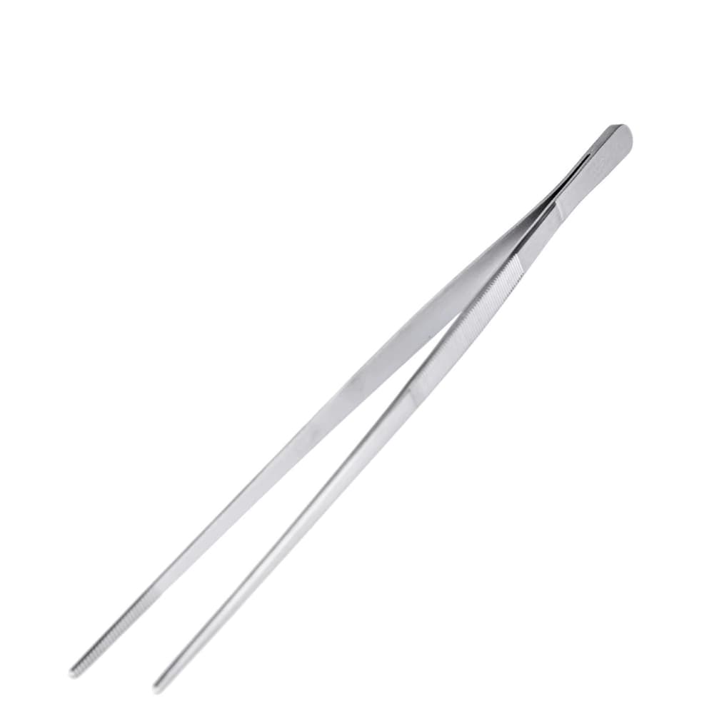 Pinça de Aço Inox Reta 30cm