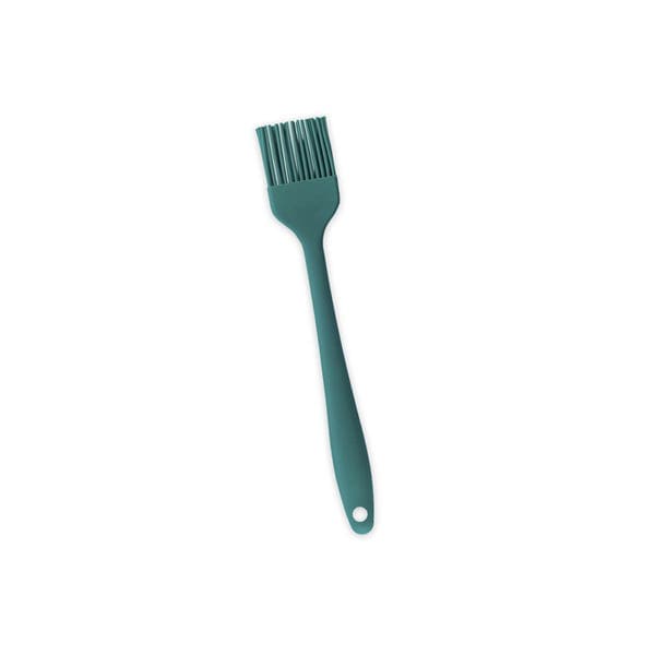 Pincel de Silicone Duplo Pequeno Verde Escuro Oikos