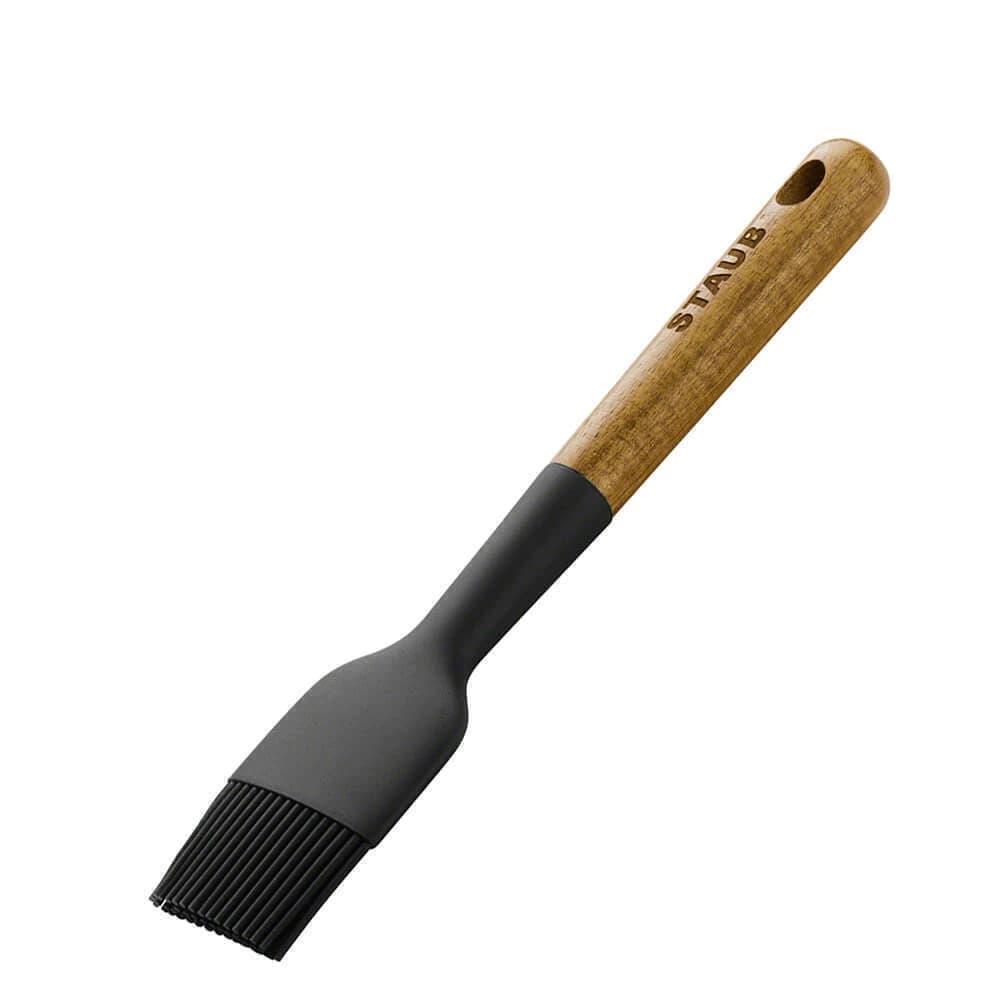 Pincel de Silicone e Madeira Staub Preto 22CM
