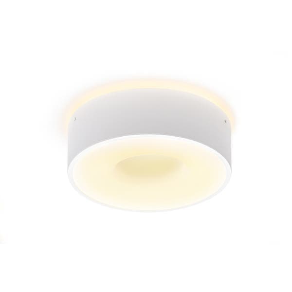 Plafon LED 40W Luz Amarela Metal e Plástico Sushi Taschibra