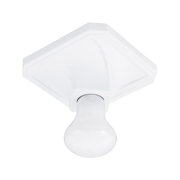 Plafonier 1 Lâmpada Branco Plástico 5005 VMC