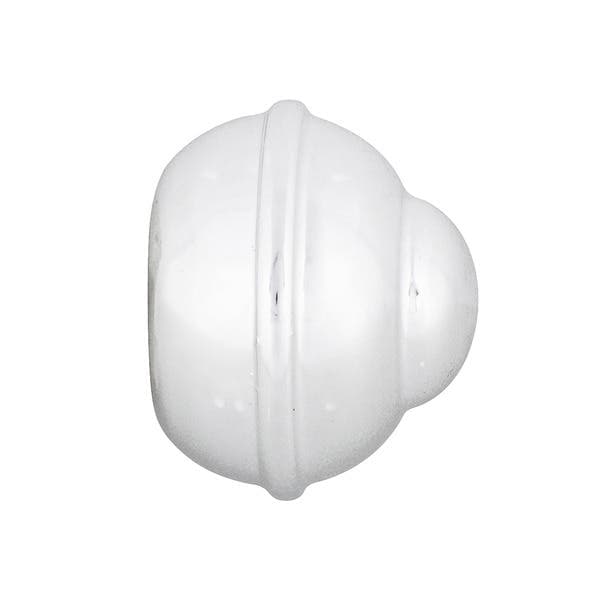 Ponteira de Varão de Cortina 19mm Alumínio Bola Cromado Couselo