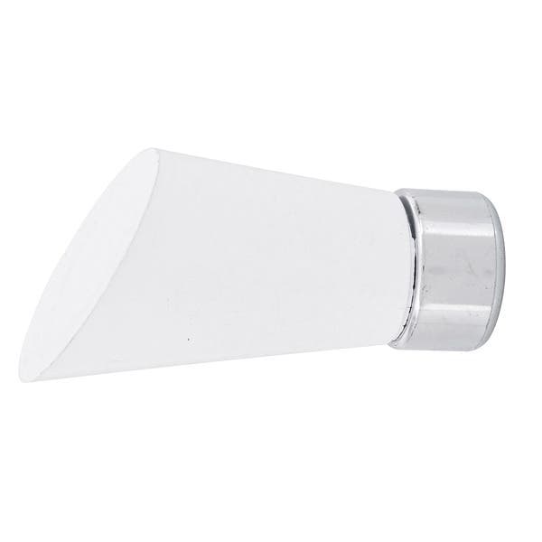 Ponteira de Varão de Cortina 19mm Plástico Alemã Branco Belchior
