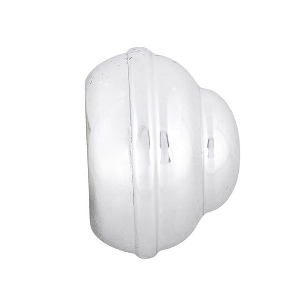 Ponteira de Varão de Cortina 28mm Alumínio Bola Cromado Couselo