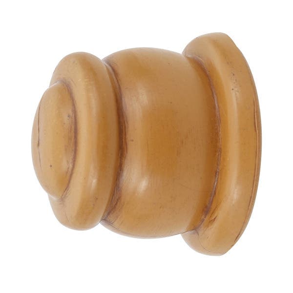 Ponteira de Varão de Cortina 28mm Plástico Bola Cerejeira Belchior