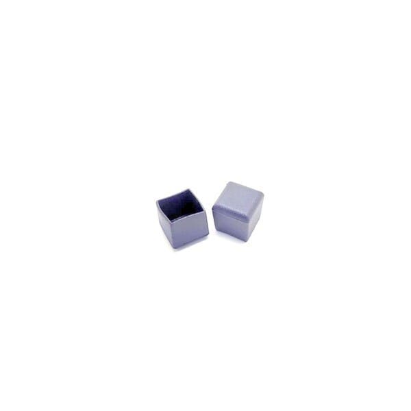 Ponteira para Móveis Quadrado Plástico 16x16mm Cristal Talentos