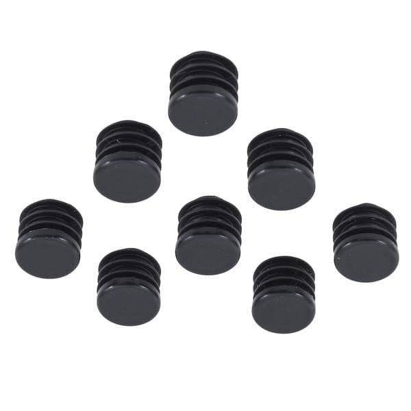 Ponteira para Móveis Redondo Plástico 17mm Preto Standers