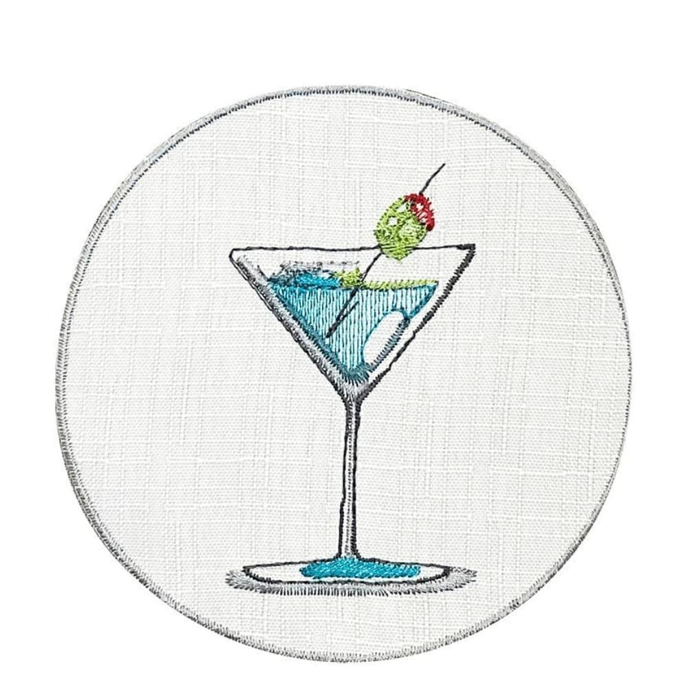Porta Copos de Poli-linho Auguri Casa Cocktail 10CM 6PÇS