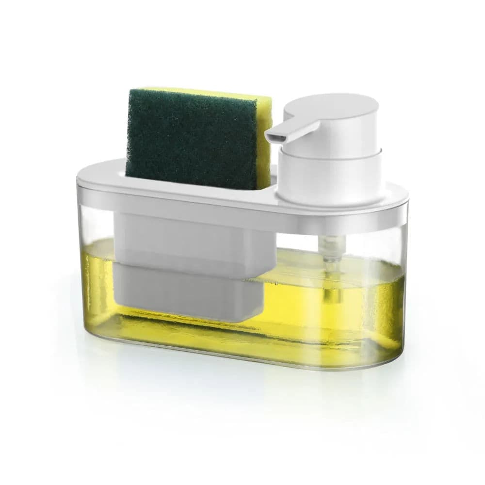 Porta Detergente e Bucha Off White - Arthi