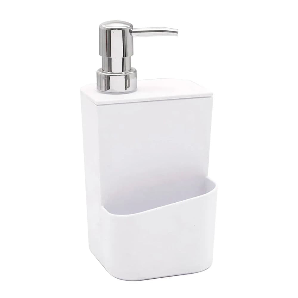 Porta Detergente e Esponja 650mL Branco - Ou