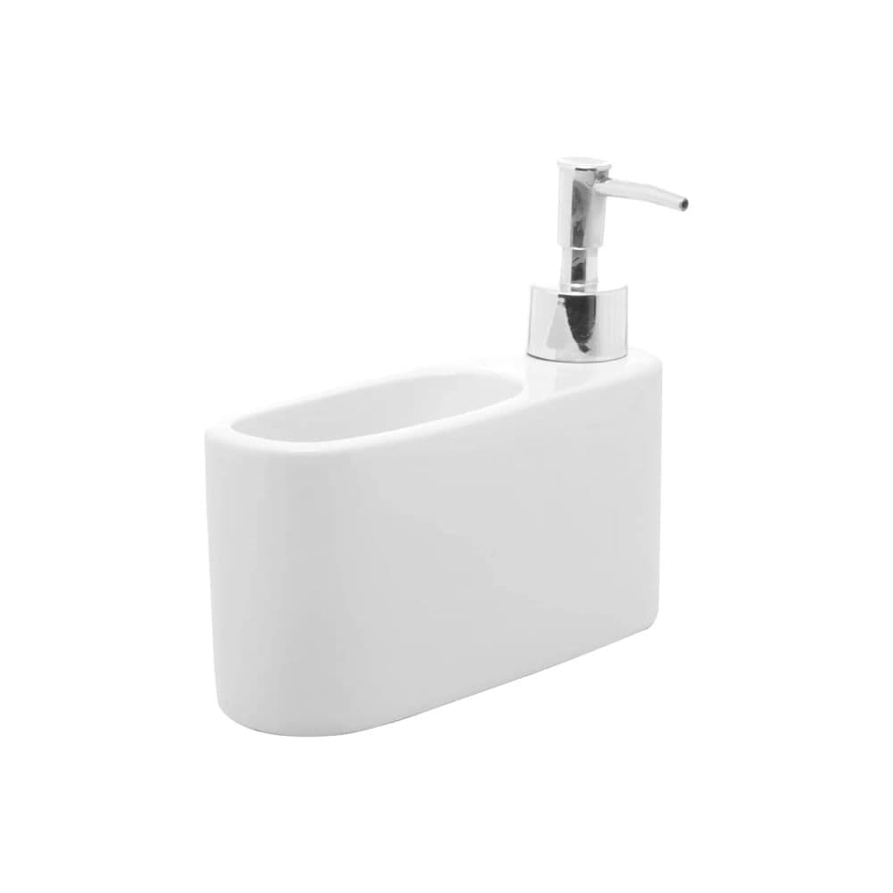 Porta Detergente e Esponja Branco - Lyor