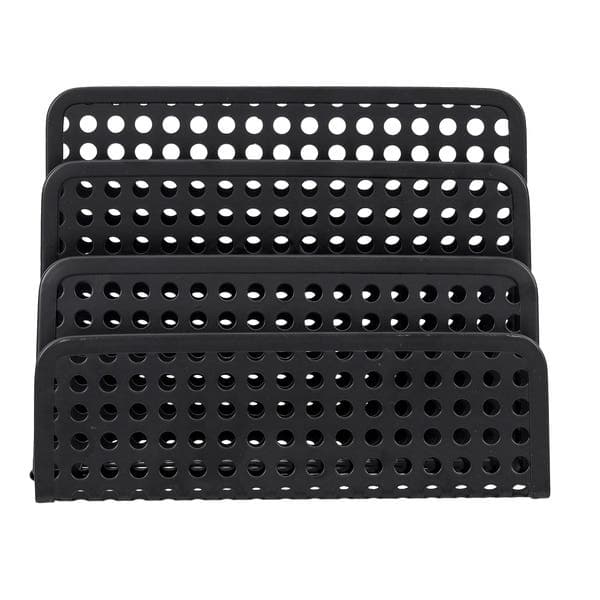 Porta Documentos de Mesa Metal Preto Oikos