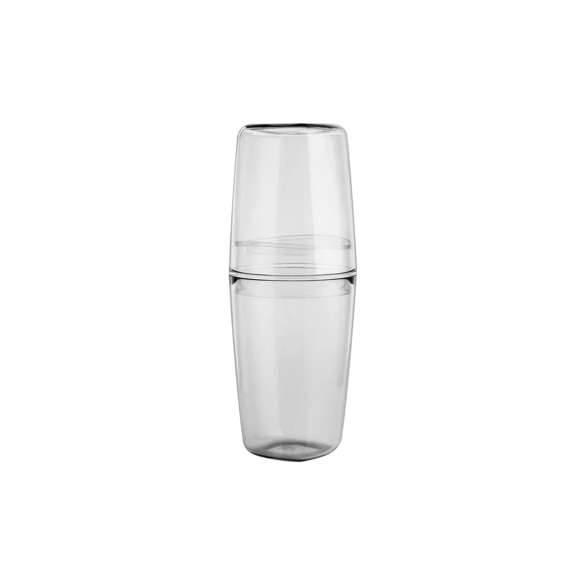 Porta escova de dente com tampa Ou Linha Tule — Natural