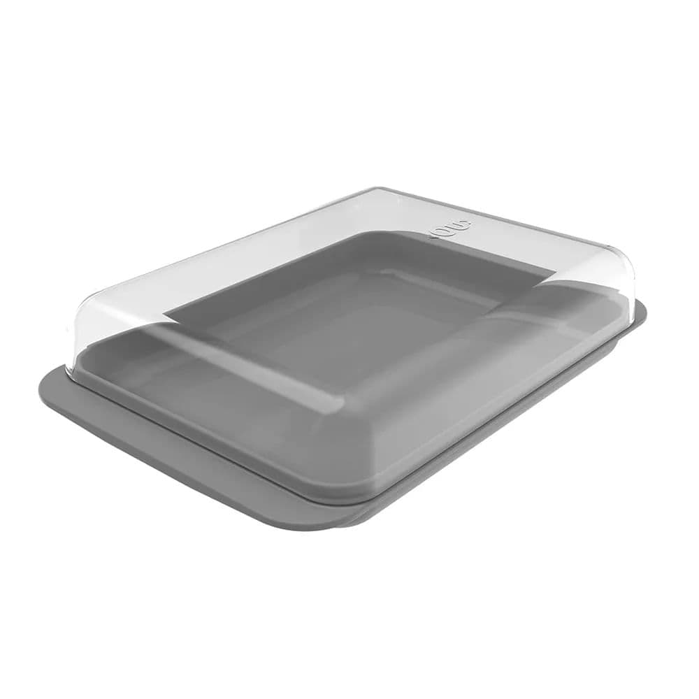 Porta Frios Retangular Break 19cm Chumbo - Ou