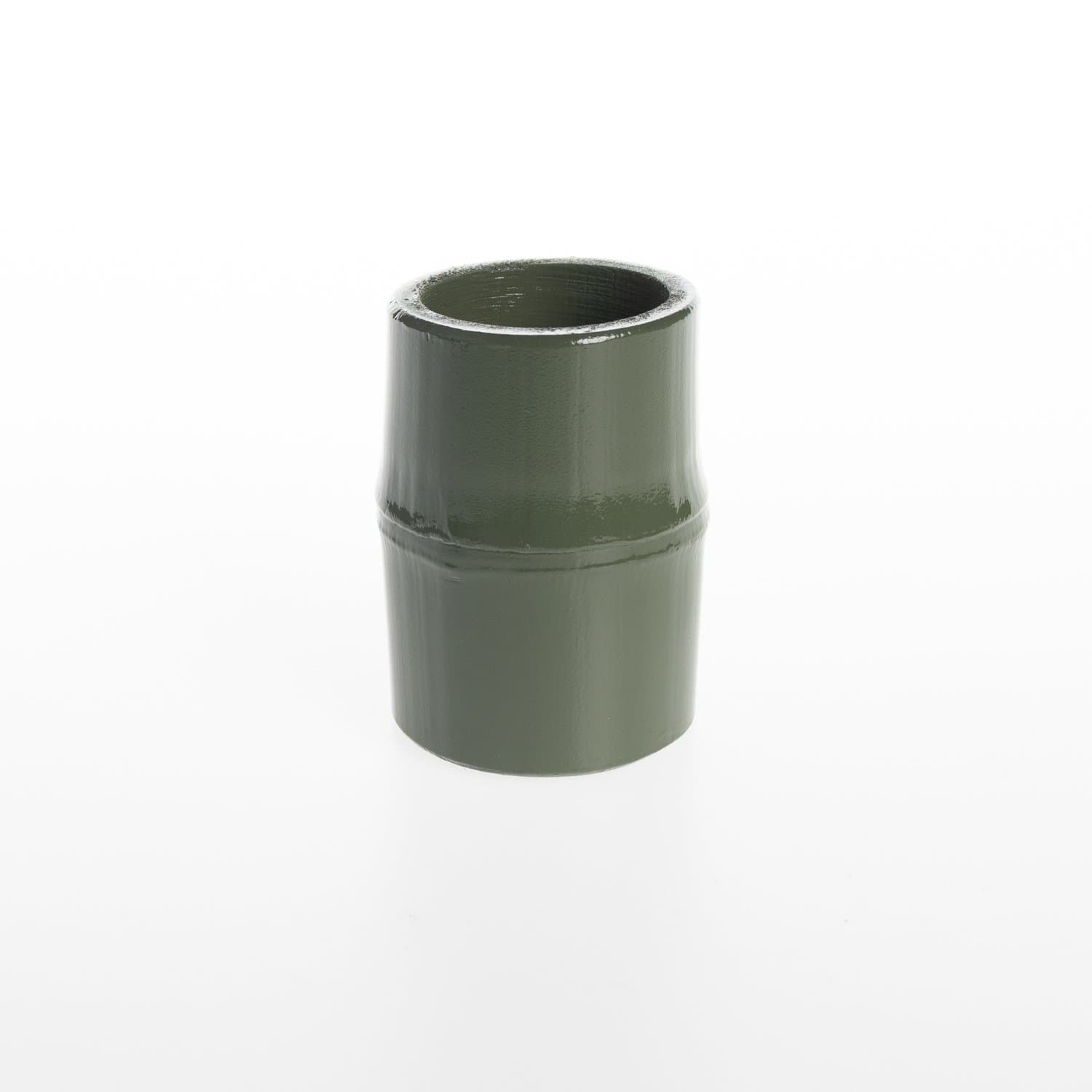 Porta Guardanapo Argola Bambu Verde Musgo Sweet Home Decor