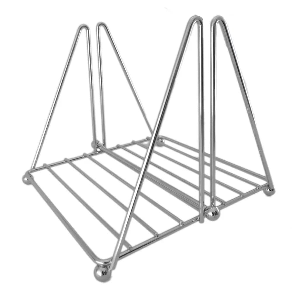 Porta Guardanapo Triangular 19cm Prata - Cromata