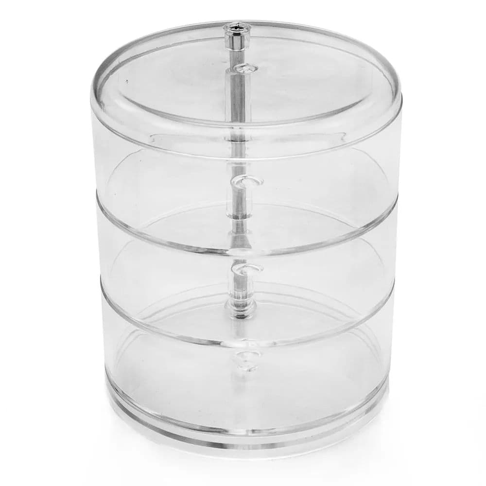 Porta Joias com 3 Níveis Clear 13,5x11,5cm - Sottile